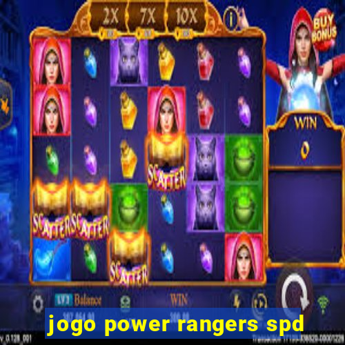 jogo power rangers spd